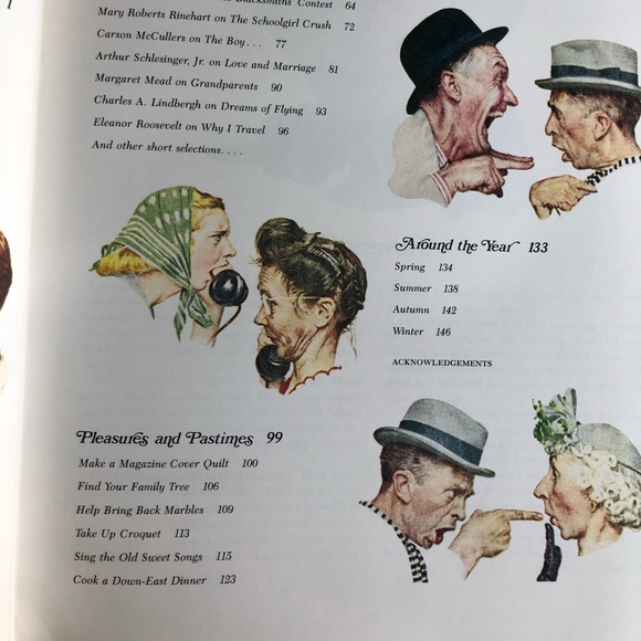 1977 Vintage Norman Rockwell The Saturday Evening Post Book - Picture 7 of 16